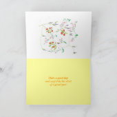 ハッピーバースデーカードシスター。名前を追加 カード (内部)