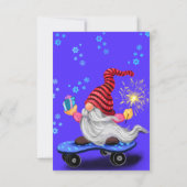 ハッピーバースデーカードスケーター格言とギフト (裏面)