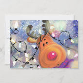 ハッピーバースデーカードハッピートナカイ – クリスマス カード (裏面)