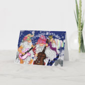 ハッピーバースデーカードハッピー格言ミュージックバンド カード (正面)