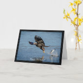 ハッピーバースデーカードバルドイーグル カード (黄色い花)