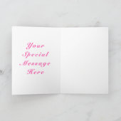 ハッピーバースデーカードベビーキッテン – あなたのテキスト カード (内部)