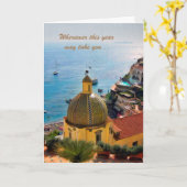 ハッピーバースデーカードライフは冒険 カード (黄色い花)