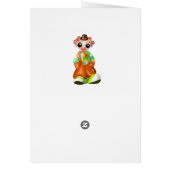 ハッピーバースデーカードリトルピエロ (裏面)