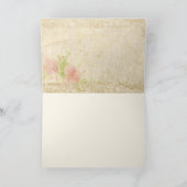 ハッピーバースデーカードヴィンテージエドワーディアンレディロマンス カード (内部)