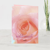 ハッピーバースデーカード付バラ カード (裏面)