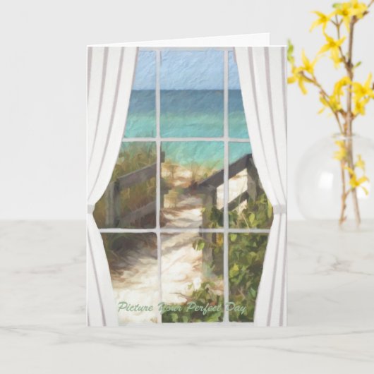 ハッピーバースデーカード写真あなたの完璧な日 カード (黄色い花)