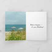 ハッピーバースデーカード写真あなたの完璧な日 カード (内部)