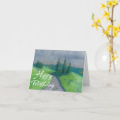 ハッピーバースデーカード春 カード (黄色い花)