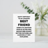 ハッピーバースデーカード最高のフレンド シーズンカード (スタンド正面)