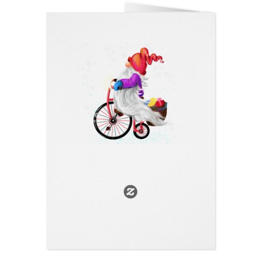 ハッピーバースデーカード格言（自転車とギフト付） (裏面)