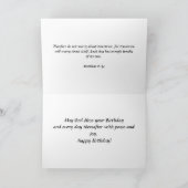 ハッピーバースデーカード秋 カード (内部)