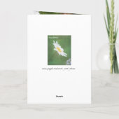 ハッピーバースデーカード素敵な花。 カード (裏面)