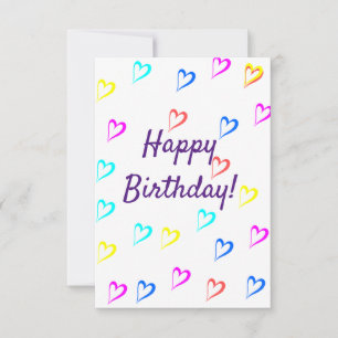 ハッピーバースデーカード
