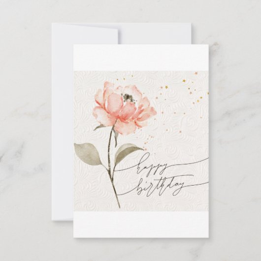 ハッピーバースデーカード (正面)