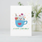 ハッピーバースデーカード (スタンド正面)