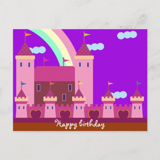 ハッピーバースデーカード0001 ポストカード (正面)