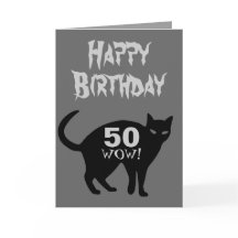 ハッピーバースデーカード50日。