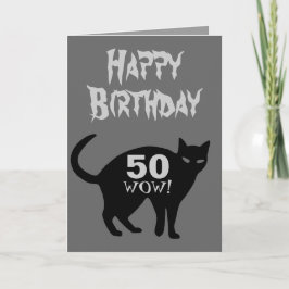 ハッピーバースデーカード50日。 カード