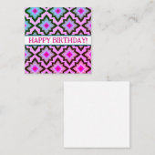 ハッピーバースデーカード、かわいい、在庫切れ!ノートカード ノートカード (正面/裏面)