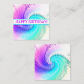 ハッピーバースデーカード、かわいい、在庫切れ!ノートカード ノートカード (正面/裏面)