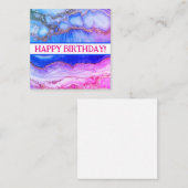 ハッピーバースデーカード、かわいい、在庫切れ!ノートカード ノートカード (正面/裏面)