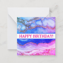 ハッピーバースデーカード、かわいい、在庫切れ！ノートカード ノートカード