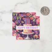 ハッピーバースデーカード、かわいい、在庫切れ!ノートカード ノートカード (正面/裏面インサイチュ)