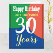 ハッピーバースデーカード カード (黄色い花)