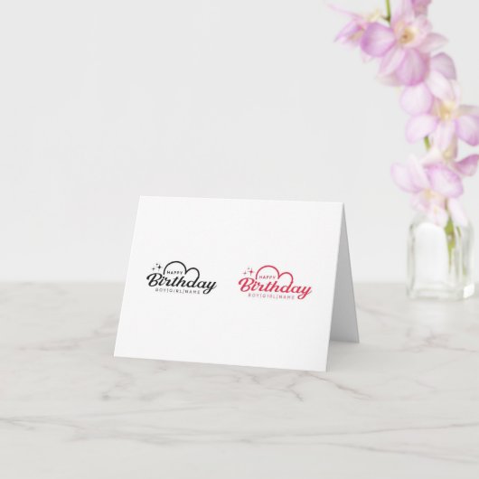 ハッピーバースデーカード カード (蘭)