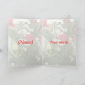 ハッピーバースデーカード カード (内部)