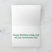 ハッピーバースデーカード カード (内部)