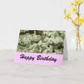 ハッピーバースデーカード カード (黄色い花)