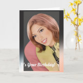 ハッピーバースデーカード カード (黄色い花)