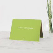 ハッピーバースデーカード カード (裏面)