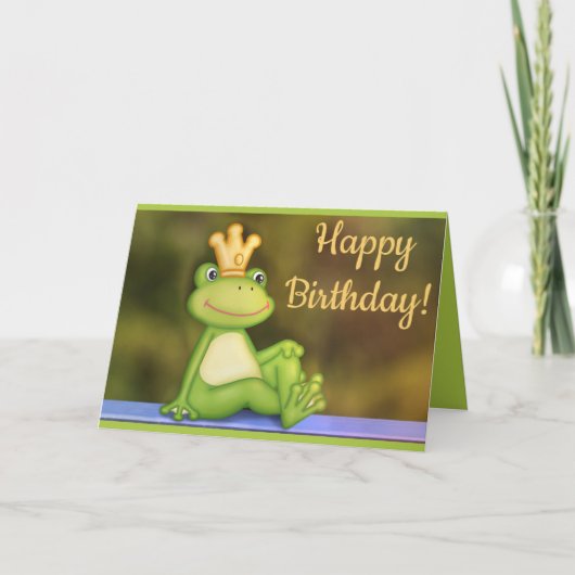 ハッピーバースデーカード カード (正面)