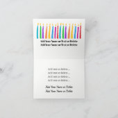 ハッピーバースデーカード カード (内部)