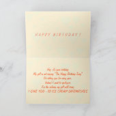 ハッピーバースデーカード カード (内部)