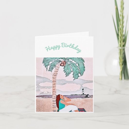 ハッピーバースデーカード カード (正面)