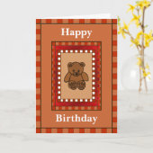 ハッピーバースデーカード カード (黄色い花)