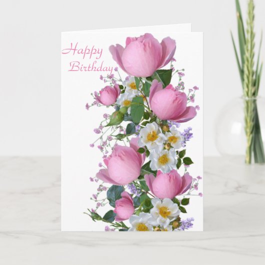 ハッピーバースデーカード カード (正面)