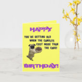 ハッピーバースデーカード カード (黄色い花)