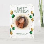 ハッピーバースデーカード カード (正面)