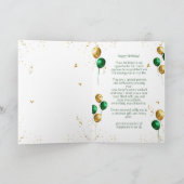 ハッピーバースデーカード カード (内部)