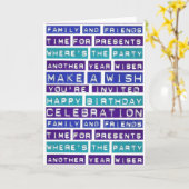 ハッピーバースデーカード カード (黄色い花)