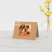 ハッピーバースデーカード カード (黄色い花)