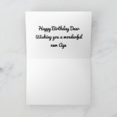 ハッピーバースデーカード カード (内部)