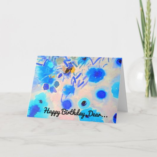 ハッピーバースデーカード カード (正面)