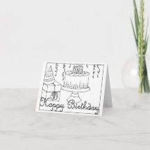 ハッピーバースデーカード