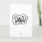 ハッピーバースデーカード カード (裏面)